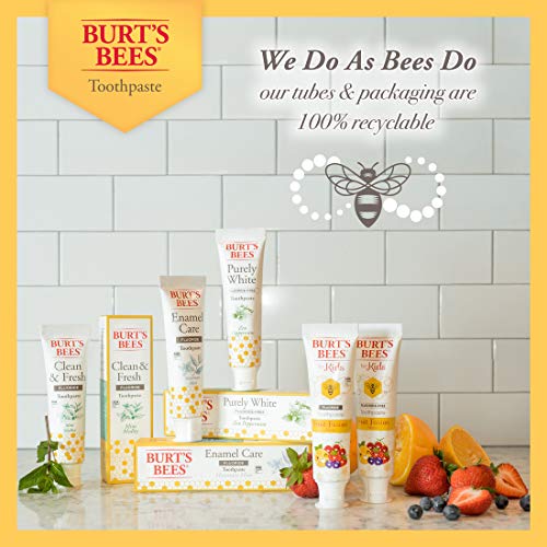 Burt's Bees Toothpaste, Natural Flavor With Fluoride Clean & Fresh