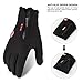Cycling Gloves, Waterproof Touchscreen in Winter Outdoor Bike Gloves Adjustable Size