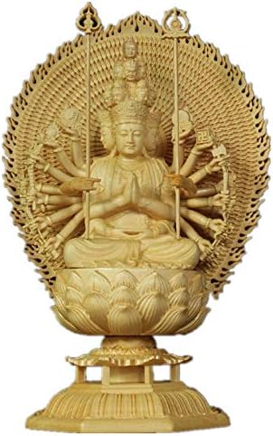 仏像 木彫り 置物 観音像 訳あり 千手観音 桧木 木製彫刻 風水 専属千手光背 祈る 八角台座 高さ28cm 巾14 5cm 奥行12cm 厄除け 仏壇仏像 開運 仏像 木彫り 置物 観音像 訳あり 千手観音 桧木 木製彫刻 風水 専属千手光背 祈る 八角台座 高さ28cm 巾14 5cm 奥行12cm 厄除け 仏壇仏像 開運
