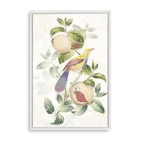Framed Canvas Wall Art Simple Colorful Flowers Canvas Prints Home Artwork Decoration for Living Room,Bedroom - 24x36 inches