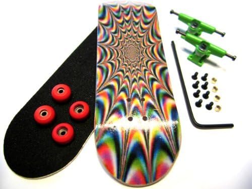 SFB4 Graphic Complete Wooden Fingerboard Allen Trucks S2 Bearing Wheels-Grip