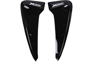 AUTOBRO ABS Plastic X-drive Shark Gills Side Decoration Fender Air Vent Trim Cover for BMW X5 F15 X5M F85 2014 2015 2016 2017 2018