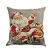 Goddessvan Christmas Printing Dyeing Pillow Cover Sofa Bed Home Decor Cushion Cover 1818 Inch (1818 Inch, H)