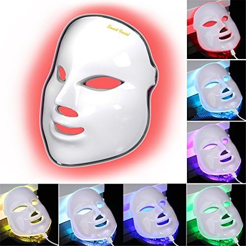 Light Therapy Spa Mask - Red Collagen Boost & Skin Firming plus 6 More Light Therapy Types / Colors