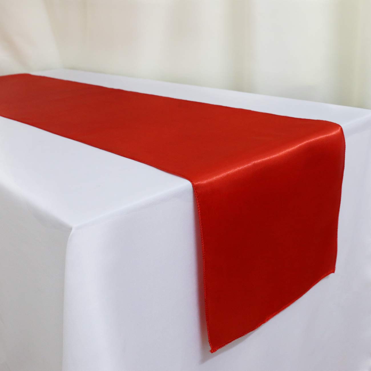 Best banquet table runner red