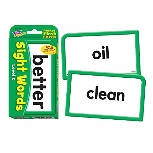 Sight Words Level C Pocket Flash Cards