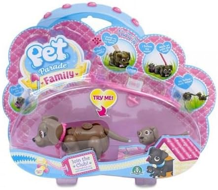 Pet Parade Family Mum and Baby Family Pack Assortment #Light Brown (Dispatched From UK)