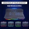 KLIM-Rainbow-Laptop-Cooling-Stand-with-RGB-backlighting-11-19-Gaming-Laptop-Cooling-Pad-For-Desk-USB-Powered-Fan-with-metal-grid-Stable-And-Silent-Compatible-Mac-And-PS4-NEW-2021 KLIM Rainbow + Laptop Cooling Stand with RGB backlighting + 11" - 19" + Gaming Laptop Cooling Pad For Desk + USB Powered Fan with metal grid + Stable And Silent + Compatible Mac And PS4 + NEW 2022