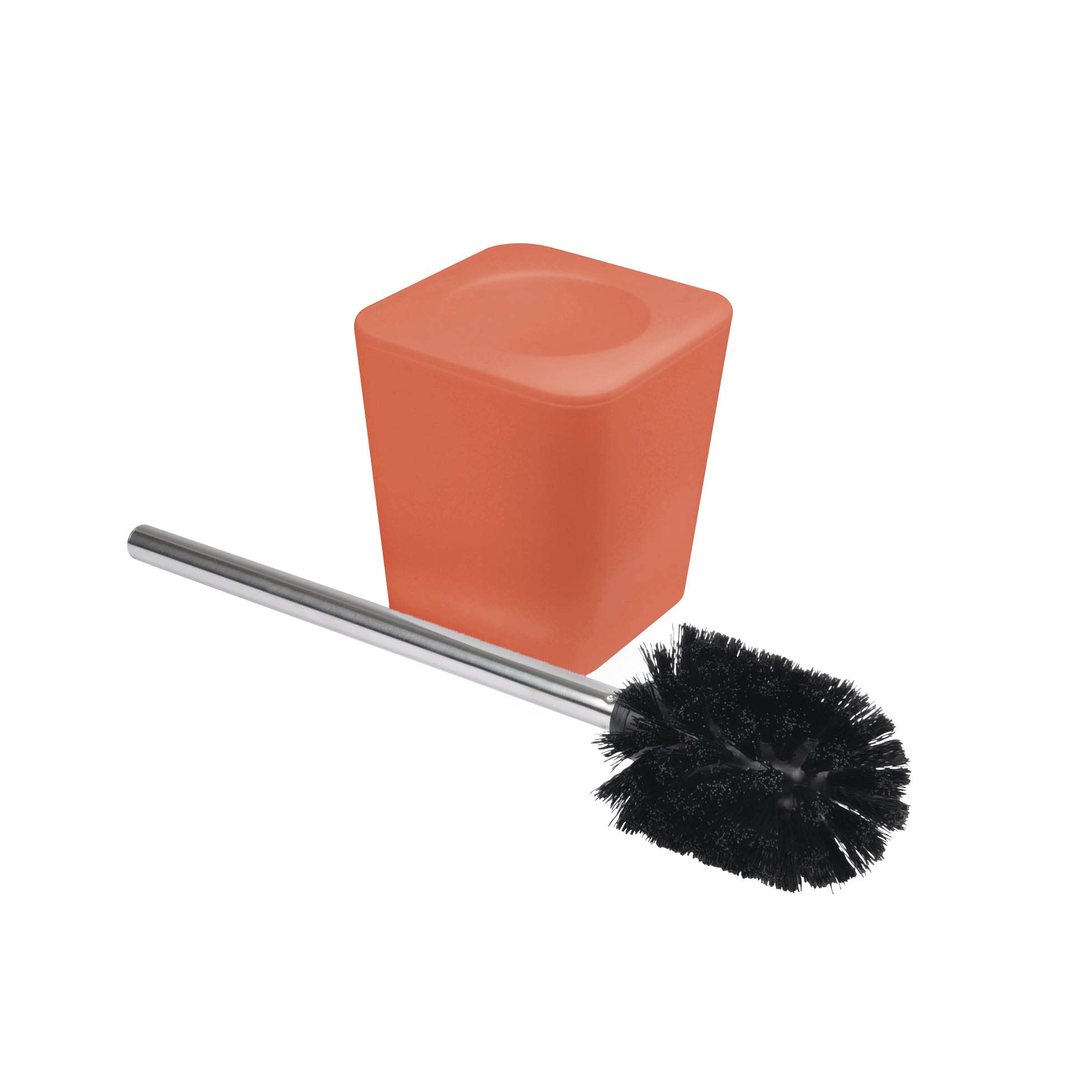 Douceur d'Intérieur Toilet Brush, Terracotta, 11.6 x 11.6 x 38.2 CM