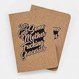 Grocery Shopping List Notebooks - 2-Pack of Pocket Notepads