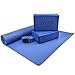 Sivan Health and Fitness Yoga Set Kit [4-Piece] 1 Yoga Mat, 2 Yoga Blocks, 1 Yoga Strap with Yoga Mat Bag, Essential Yoga Beginners Kit