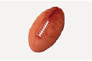 FLUFF & TUFF Fluff and Tuff Football Ultra-Plush Dog Toy (Approx 8 Inch)