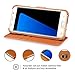 Galaxy S7 Edge Case, TANNC Flip Leather Wallet Phone Case [Layered Dandy] - [Card Slot][Flip][Wallet] - Case for SAMSUNG Galaxy S7 Edge Devices - Light Brown