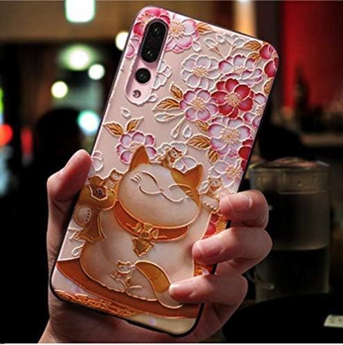 Laughingatall 3D Retro Chinese Relief Soft Back Case Cover For iPhone XS Max XR 8 7 6 Plus Lucky Cat For iphone 6plus / 6Splus