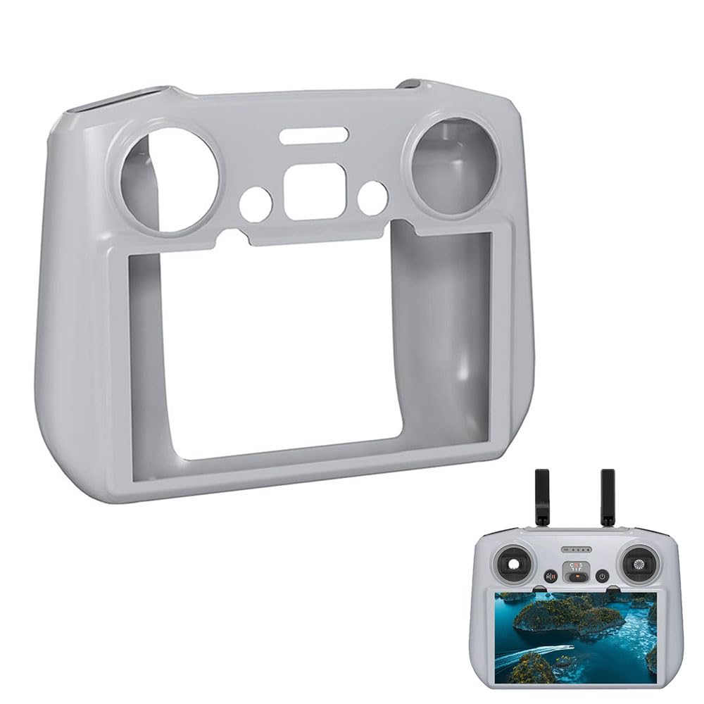 Silicone Skin Cover for DJI RC 2 Remote Control Protective Case for DJI Air 3 Controller Non-Slip Sleeve Drone Accessories (Grey)