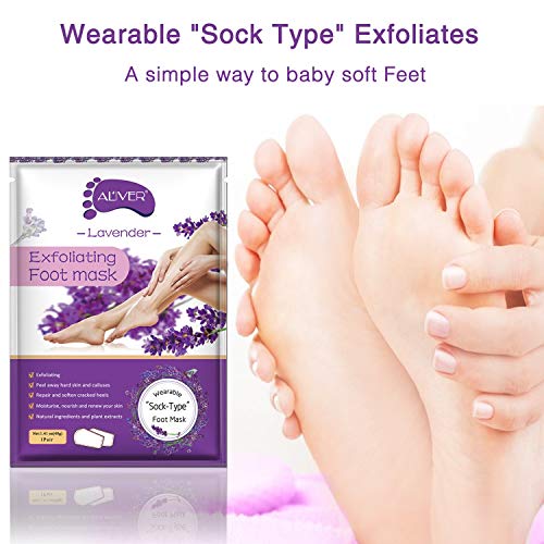 Foot Peel Mask 5 Pack, Exfoliating Foot Care Mask Make Feet Baby Soft