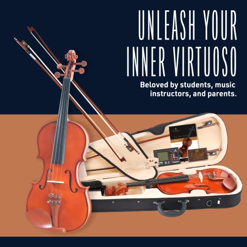 Cecilio CVN200 Full Size Violin with D'Addario Prelude Strings