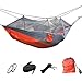 Suyi Portable Foldable Double Camping Hammock Mosquito Net Tree Hammocks Tent Travel Bed,Premium Quality Lightweight 210T Nylon,Capacity up to 441 lbs,with Strong Tree Straps,Hooks,Storage Bagthumb 1