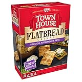 Keebler, Town House Flatbread Crisps, Crackers, Spinach, Artichoke and Feta Cheese, 9.5 oz