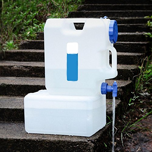 15L Car Water Container Portable Bucket Water Tank Outdoor Camping Home Drinking Storage Bucket with Tap - Thumbnail 2