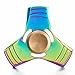 Hand Spinner,Metal 3D Ultra Durable Triangle Hand Spinner EDC Fidget Spinner Toy Fingertip Gyro for For ADD, ADHD, Anxiety, Made High Speed - Up to 5 Mins Children (Rainbow)