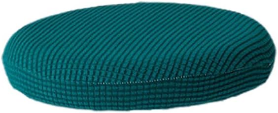 VOSAREA Breathable Round Bar Stool Cover Elastic Padding Cushion Protectors(Blue), Picture 2, 38*38 cm