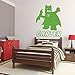 Personalized Wall Decals - Lego Batman with Name Below - Superhero Party Decorations, Kids Bedroom Wall Stickers, DC Comics