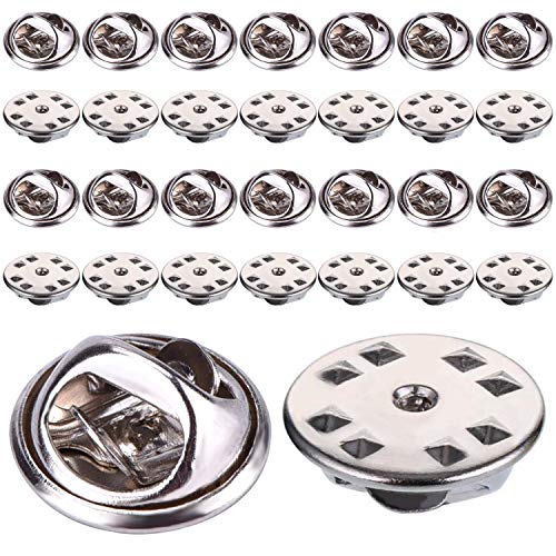 image for Onwon 30 Pieces Brass Butterfly Cluth Badge Insignia Clutches - No Too