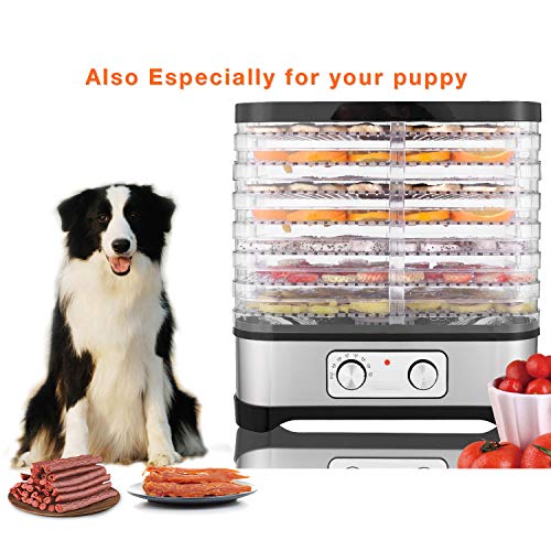 Food Dehydrator Machine for Jerky Meat Fruit Vegetable Beef, 7Tray