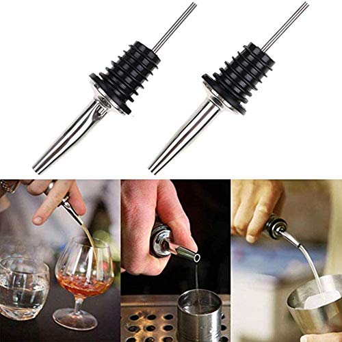 LKNJLL Barkeeper Kit mit Espresso Bambus Stehen Cocktail Shaker-Set mit Bar-Tools Edelstahl Boston Shaker Barkeeper Kit… – Bild 7