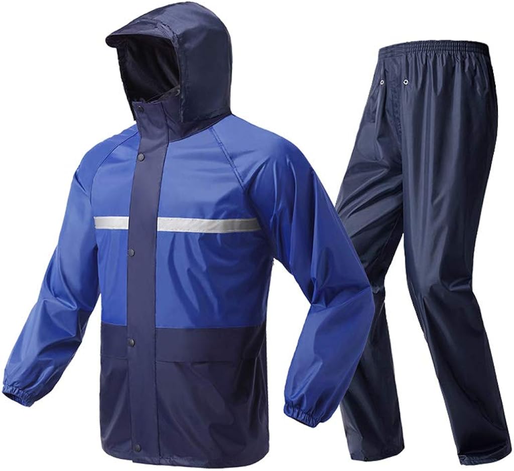 Waterproof Set Rain Coat Jacket Coat & Trouser Trousers Bottoms Set