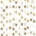 Gold Star Garland Banner Decorations - 156 Feet Bright Gold Paper Garland Hanging Decorations, Glitter Star Bunting Banner for Wedding, Birthday, Holiday, Christmas Party