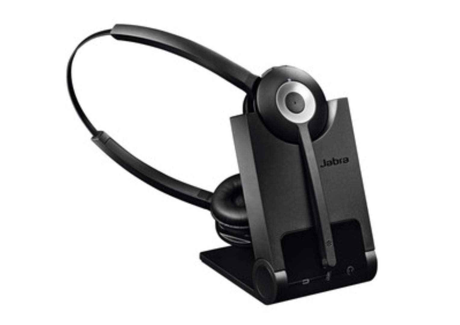 Jabra Pro 920 DECT Wireless On-Ear Stereo Headset - HD Voice and Noise-Cancellation with All-Day Battery - Optimised for use with Desk Phones in UK/HK/SG Regions