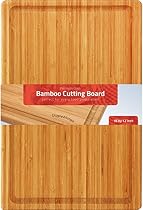 Extra Large Bamboo Cutting Board (17 by 12 inch) - Utopia Kitchen