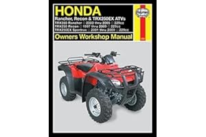 I5 MOTORCYCLE HAYNES REPAIR MANUAL 2553 compatible with Honda Rancher Recon Sportrax TRX 250 350 Quad ATV 1997-2009
