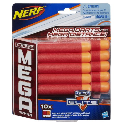Official Nerf N-Strike Elite Mega Series 10-Dart Refill Pack