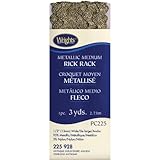 Wrights 117-225-928 Medium Metallic Rick Rack, Antique Gold, 3-Yard