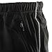 4ucycling Mens Fleeced Windproof Winter Cycling Pants for Biking,Skiing,Running Outdoor Sports Black