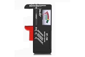 BT-168 LED Digital Universal Battery Tester, Battery Meter Button Cell Volt Tester Checker for AA/AAA/C/D/9V/1.5V, Household 