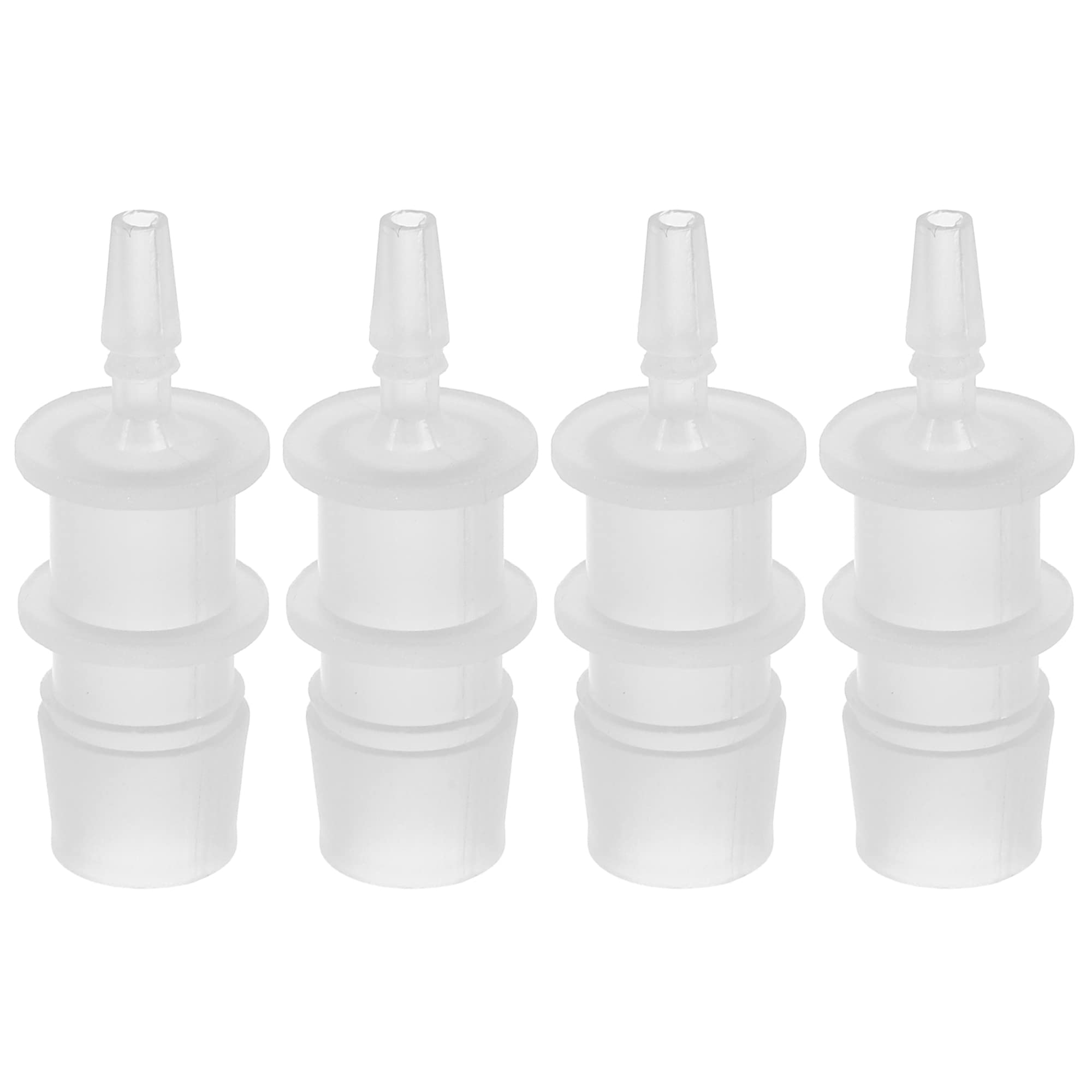 Photo 1 of X AUTOHAUX 4 Pcs 1/2" to 3/16" I Shaped Hose Barb I Barbed Tube Pipe Fitting PP Translucent for Car