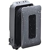 TayMac ML500G Single Gang Horizontal/Vertical Mount Weatherproof Expandable Low Profile Extra Duty while In-Use Cover, Gray F
