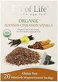 Tea Of Life Organic Rooibos, Cinnamon Vanilla, 20 Count