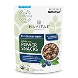 Navitas Organics Blueberry Hemp Superfood Power Snacks, 8 oz. Bag