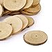 Tinksky 20pcs 5-6CM Wood Slices Log Discs for DIY Crafts Wedding Centerpieces