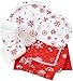 Galashield Christmas Disposable Dinnerware Set Supplies for 10 Guests Includes Paper Plates, Cups, Napkins, and Tablecloth