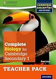 Complete Biology for Cambridge Secondary 1 Teacher Pack: For Cambridge Checkpoint and beyond (CIE Checkpoint)