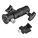 LimoStudio Flash Bracket Mount, Swivel Head Adapter, Umbrella Lighting Reflector Holder, Tripod Stand Mount Bracket, Speedlight Holder for Camera Photo Video Shooting, AGG1986