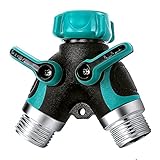 YEAHBEER 2 Way Hose Connector, with 3/4 Connector -
