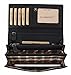 Genuine Leather Wallets for Women Handmade Large Capacity Long ID Card Holder Organizer Ladies Clutch Wallet Hill Burry black Tokyo