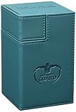 Ultimate Guard 100+ Flip n Tray XenoSkin Deck & Dice Case Protector Petrol